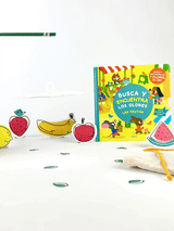 Libro didáctico con olores para niños/Desarrollo cognitivo y sensorial infantil/Libro para descubrir olores y desarrollar habilidades motoras