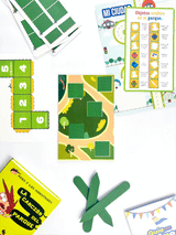 Juegos interactivos para niños/Caja de suscripción con libros y juegos educativos para niños