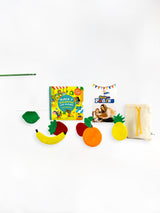 Educación infantil con libro de frutas y olores/Aprendizaje y diversión con olores de frutas