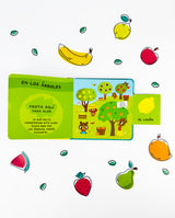 Aprende sobre frutas y aromas con libros didácticos/Fomenta la curiosidad con libros de olores de frutas
