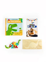 Actividades interactivas sobre dinosaurios para niños/Rompecabezas de madera con temática de dinosaurios