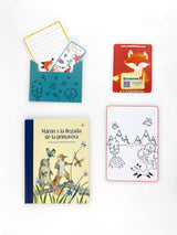 Libro para niños sobre la primavera y la naturaleza/Libro con cartas creativas para niños pequeños