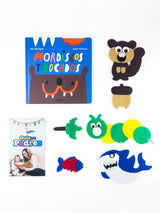 Actividades sensoriales para el desarrollo cognitivo infantil/Juego de animales y sus comidas para niños pequeños