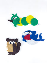 Libros educativos que enseñan sobre el reino animal/Estimulación sensorial y cognitiva para niños de 1 a 4 años