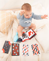 Juego de tarjetas de alto contraste para recién nacidos/ Desarrollo visual en bebés de 0 a 6 meses