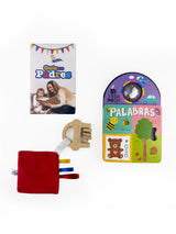 Libro con sonaja para habilidades motoras finas/Regalo ideal para recién nacidos y bebés de 1 año