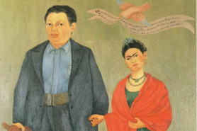 Actividades artísticas para niños con inspiración en Frida Kahlo y Diego Rivera, enseñando el Arte Mexicano, basado en manualidades con elementos naturales, ideal para proyectos de arte para el 5 de Mayo 