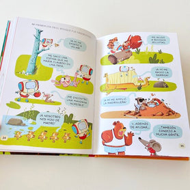 Bitmax el robot del bosque. Aventuras en el bosque. Inclusión y amistad en libros para niños. Valores en la literatura