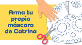 Catrina Club Libritos.Manualidades de Catrina para niños. 