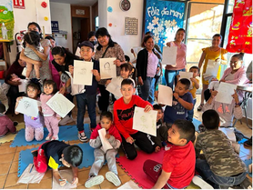 Fomentando la lectura en niños, a través de dinámicas de lectura en aldeas infantiles, como los cuenta cuentos, generando experiencias de lectura y juegos literarios en los niños