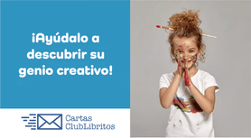 Niña feliz con las pinturas, fomentando la creatividad en su niñez a través de el arte, en esta carta se habla de las técnicas para estimular la curiosidad en niños y realizar actividades que promuevan la creatividad infantil