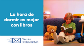 Niño creando una rutina de lectura antes de dormir, teniendo en cuenta la importancia de leer cuentos antes de dormir, además de que leer a los niños reduce el estrés antes de dormir