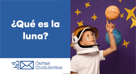 Niño siendo un astronauta al aprender como identificar las fases de la luna, su ciclo lunar de 28 días y el impacto de la luna en las mareas, imaginando las leyendas y mitos sobre la luna 