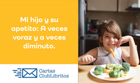 Mi hijo y su apetito: A veces voraz y a veces diminuto.