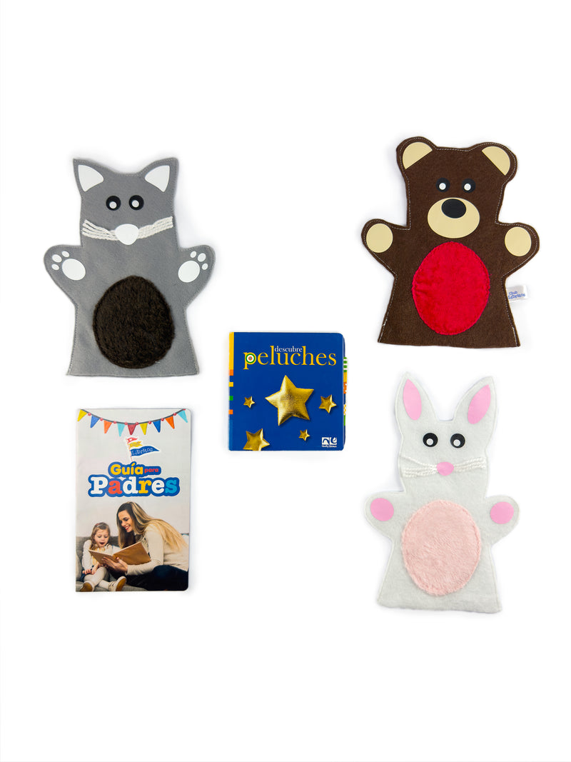 Libros y títeres para fomentar la lectura en bebés/Actividades de aprendizaje para bebés con libros y títeres