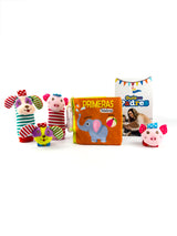 Actividades de estimulación temprana para bebés/ Libros de tela para bebés con texturas y sonidos