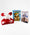Libro interactivo con títere de peluche/Mantita de apego para bebés/Juguete de peluche integrado en libro