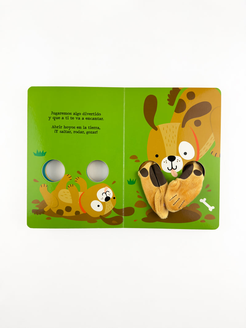 Crea recuerdos inolvidables con el libro "Abrázame pequeño cachorro" y su divertido títere/Descubre la alegría de la lectura con el cuento infantil y títere de peluche integrado