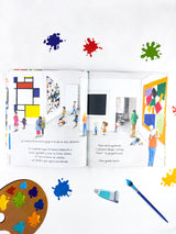 Cuento infantil sobre visita a un museo/Libro ilustrado sobre arte para niños/Historia infantil con temas de arte y creatividad