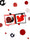 Material educativo para la atención temprana/ Desarrollo temprano con colores rojo, negro y blanco